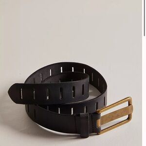 NWT We The Free Jona Belt Leather Black Brass